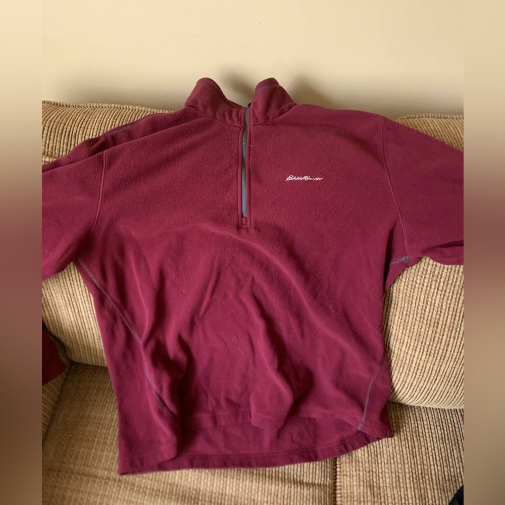 Eddie Bauer Quarter-Zip Sweater (Men’s L)